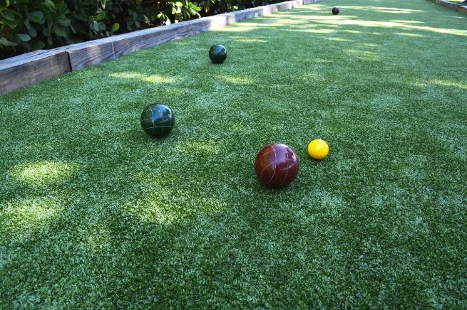 Asheville synthetic bocce ball turf